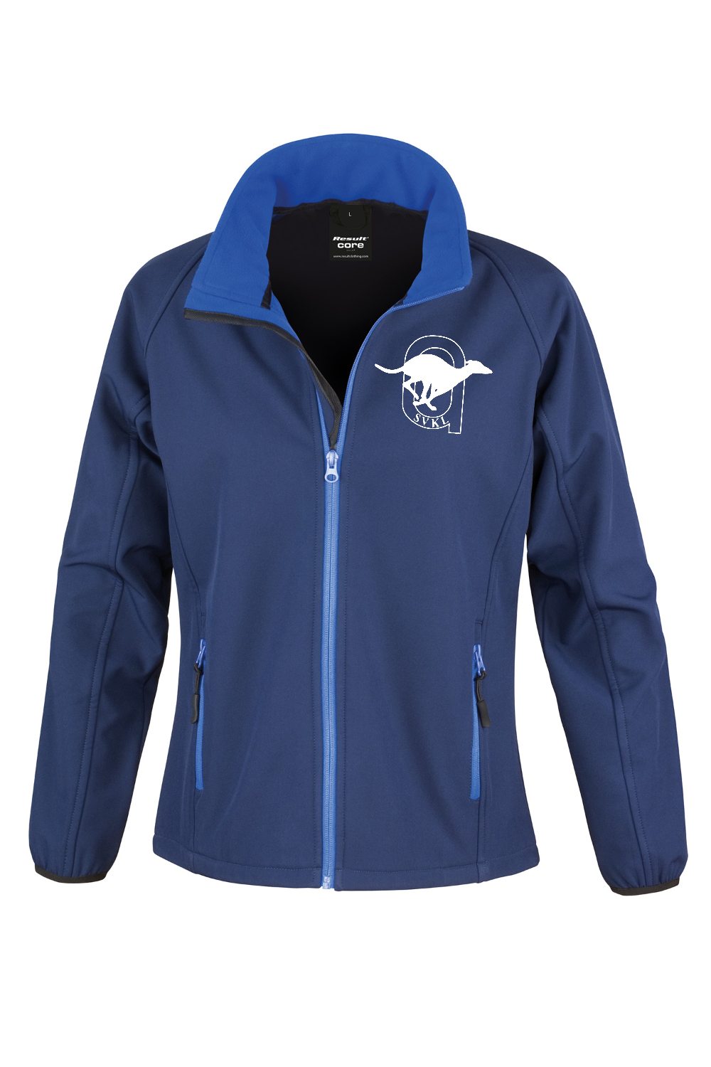 R231F Naisten core softshell takki SVKL- ja / tai Team Finland logolla